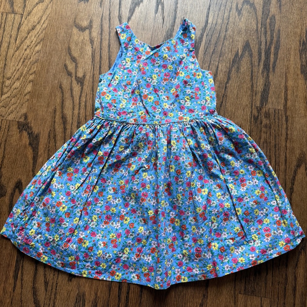 Polo by Ralph Lauren Blue Floral Kids Dress